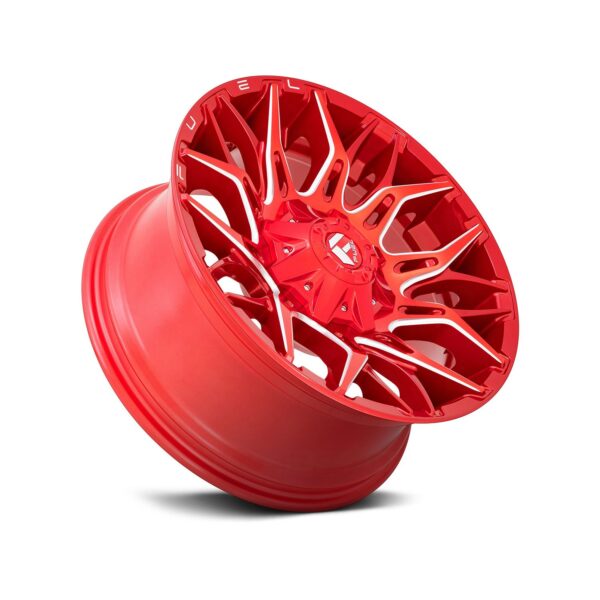 FUEL® - D771 TWITCH 1PC Candy Red with Milled Accents - Gambar 3