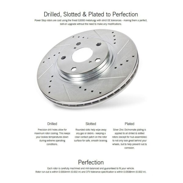 Power Stop® - Evolution Drilled and Slotted - Gambar 3